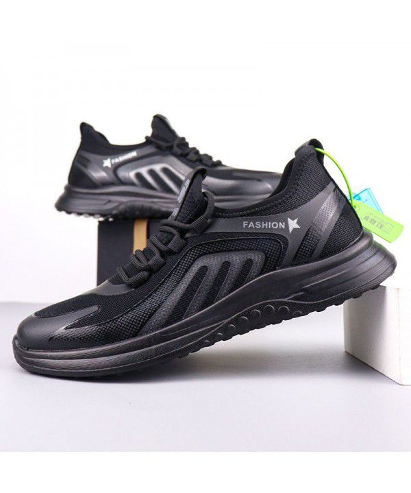Fashionable and trendy men's breathable summer new sporty casual single shoe men's shoes