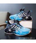 Boys' Shoes Spring and Autumn New Rotary Button Boys' Versatile Running Shoes Middle and Big Children's Sports Shoes