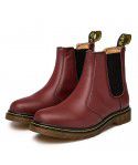 Chelsea boot Men's lovers Martin boots Leather short boots Men's and women's casual trend British Martin