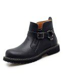 Chelsea boot buckle middle sleeve