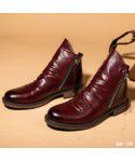 Autumn Martin boots, British style men's boots, retro leather boots, Korean version, men's high top work clothes, men's shoes