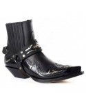 Autumn and Winter New Mid Heel Pointed Men's Low Leg Knight Boots