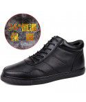 Autumn New Top Layer Cowhide Martin Boots Large High Top Men's Business Leather Boots