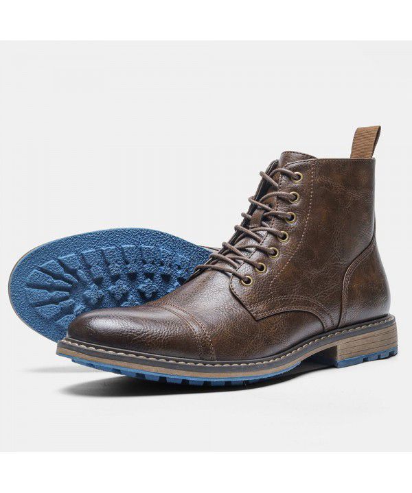 Workwear shoes for men High quality vintage vintage vintage winter Martin boots for men