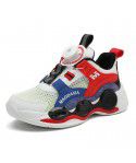 Boys' New Sports Shoes Summer Breathable Children's Mesh Single Mesh Basketball Shoe